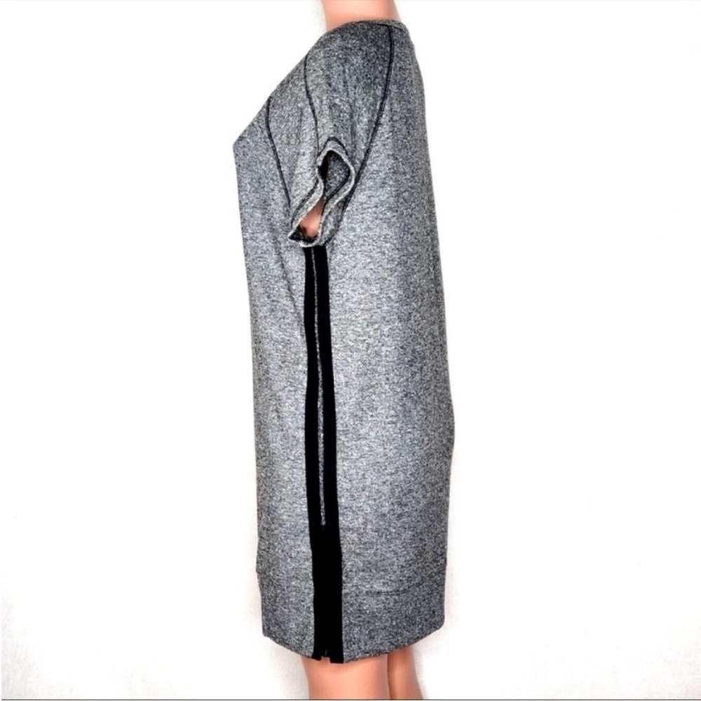 MADEWELL Panorama SZ S Marled Gray Tunic Dress Pockets Travel Blokecore - Picture 14 of 14